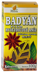 Badyán pravý plod mletý 100g