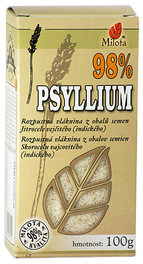 Psyllium 98% čistota prírodná vláknina 100g