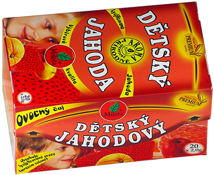 Dětský jahodový aromatizovaný 40g(20x2g)