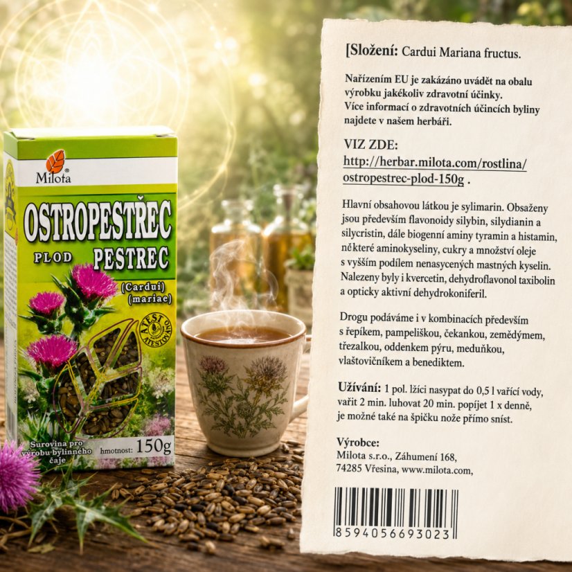 Pestrec mariánsky plod 150g