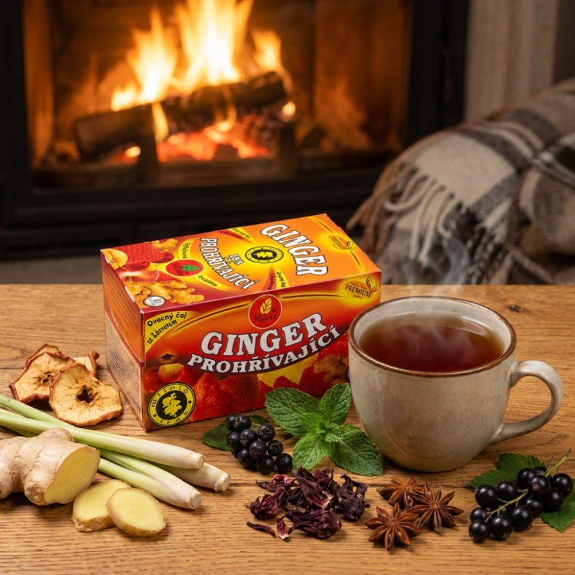 Ginger tea zahrievací 40g(20x2g)