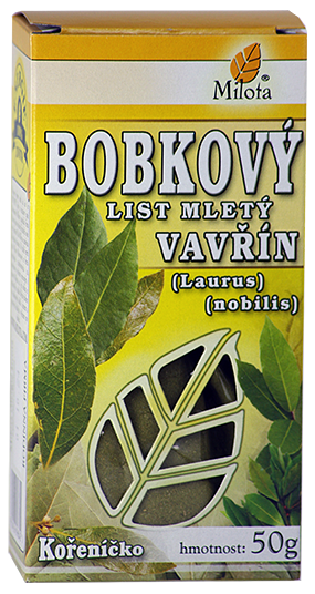 Bobkový list mletý (Vavřín ušlechtilý) 50g