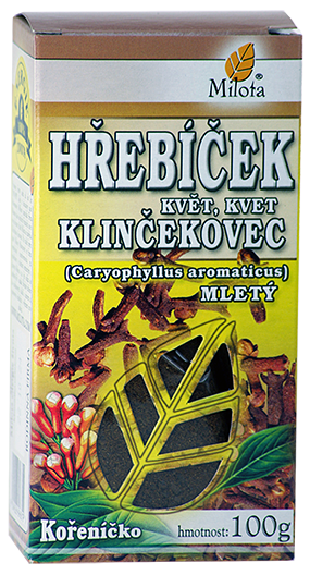 Hřebíček (Hřebíčkovec kořenný) květ mletý 100g