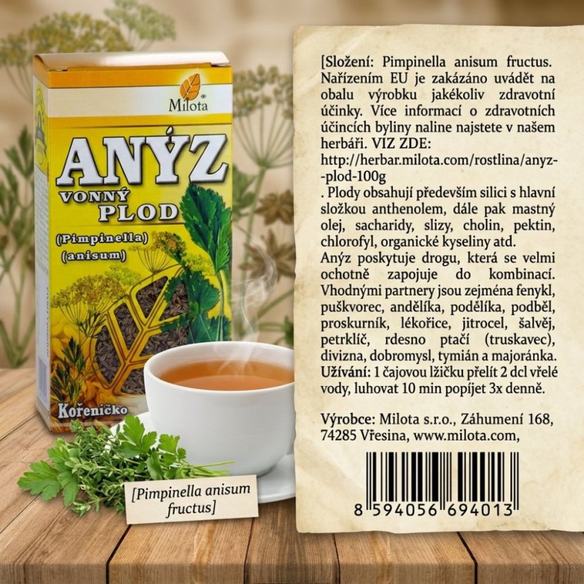 Aníz voňavý plod 100g