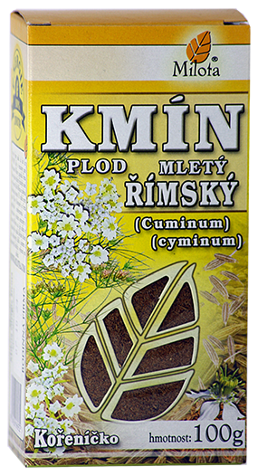 Kmín římský plod (Šabrej kmínovitý) mletý 100g