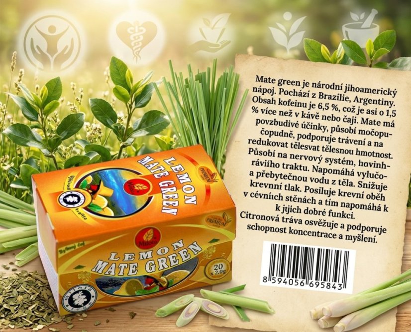 Mate green lemon 40g(20x2g)