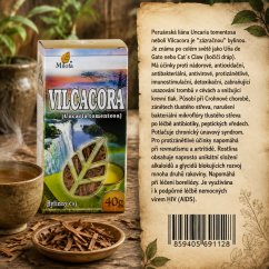 Vilcacora (Unkária páperistá) kôra 40g